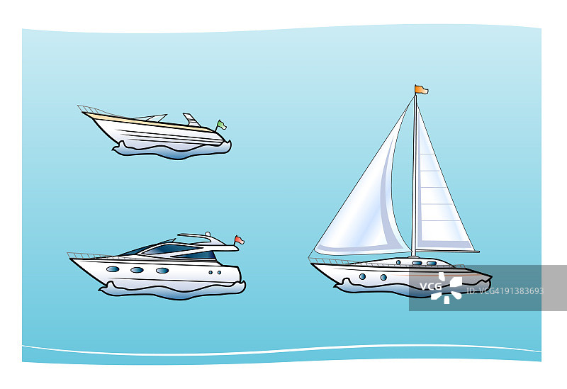 休闲船只图片素材