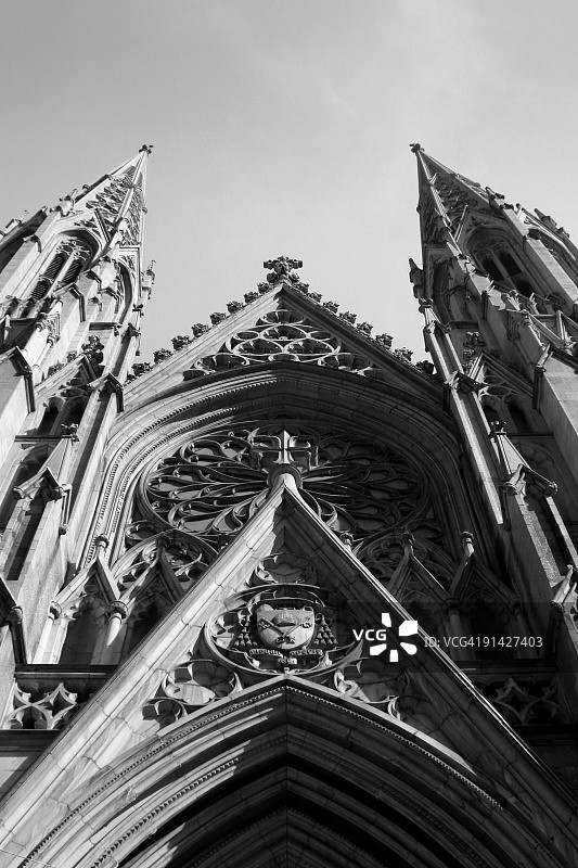 圣帕特里克大教堂尖顶图片素材