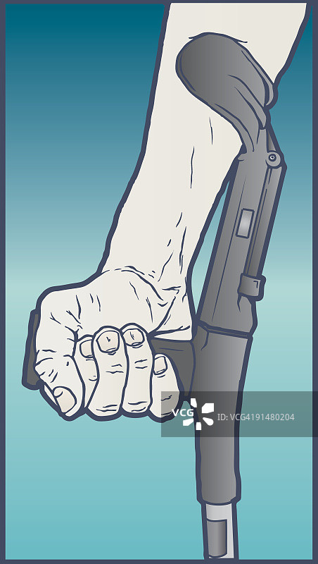 拄着拐杖奔跑图片素材