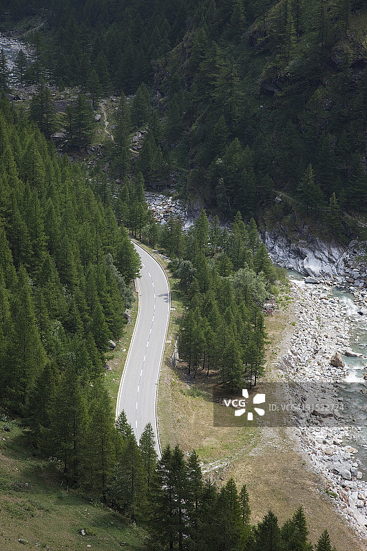 高山公路图片素材