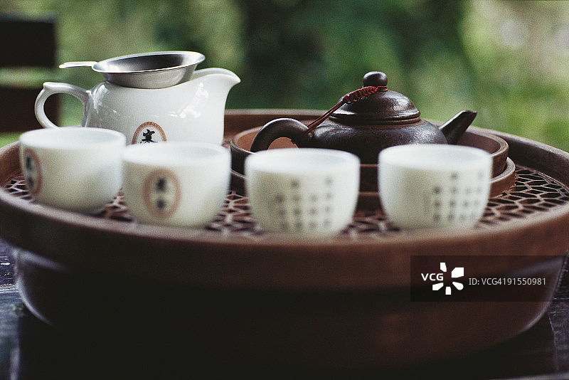 中式茶具图片素材