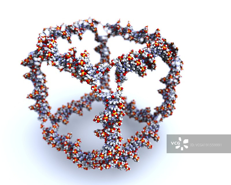 DNA立方体图片素材