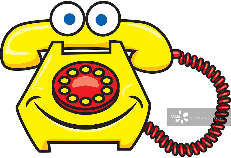 卡通手机图片素材