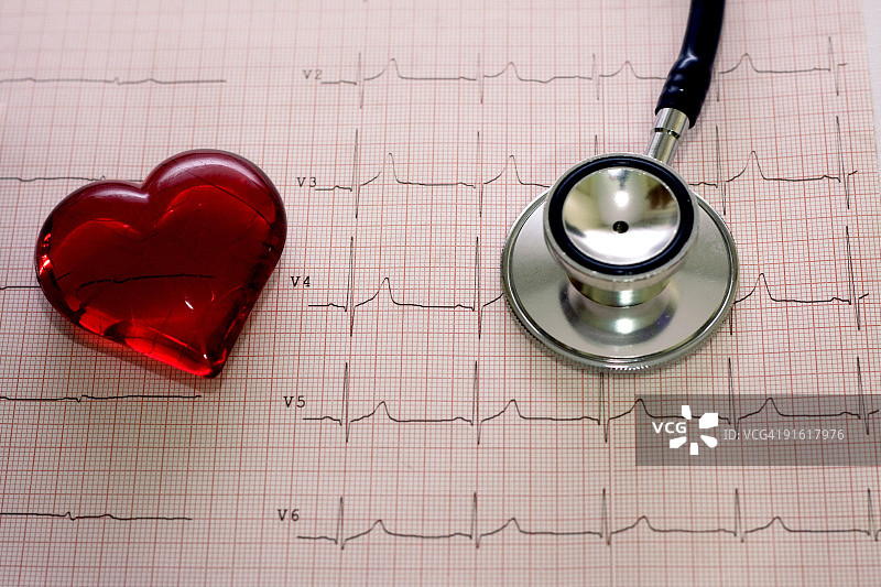 红心与电流图片素材