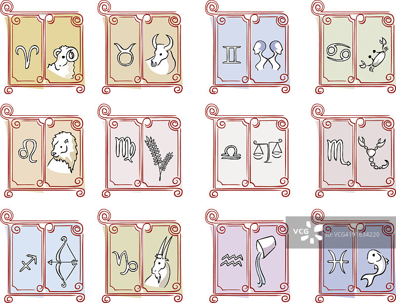 星座运势图片素材