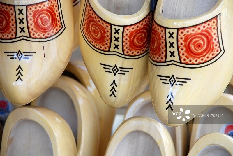 传统荷兰木鞋图片素材