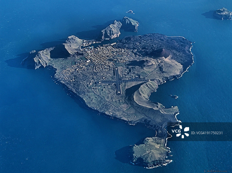 冰岛空中俯瞰图片素材