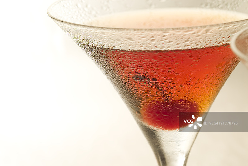 曼哈顿鸡尾酒图片素材
