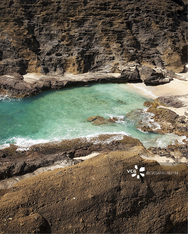 夏威夷瓦胡岛Halona Cove图片素材