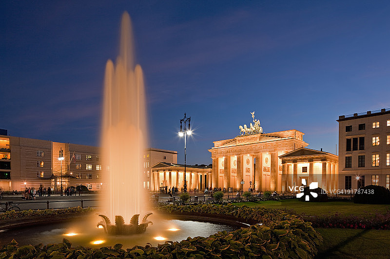 柏林勃兰登堡门图片素材