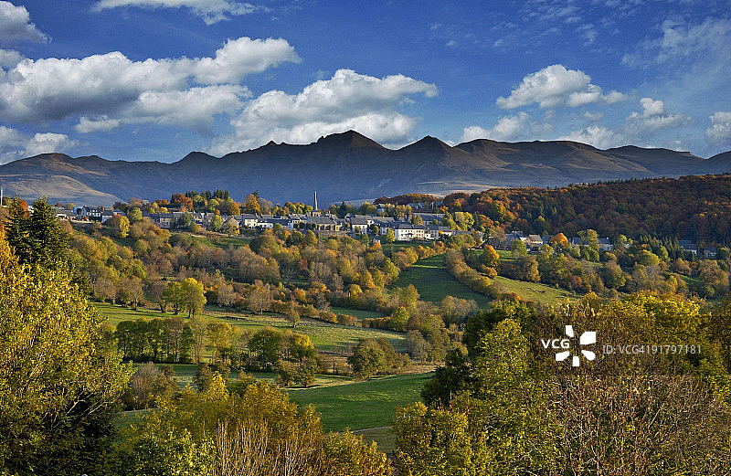 法国多姆山省皮舍朗德村图片素材