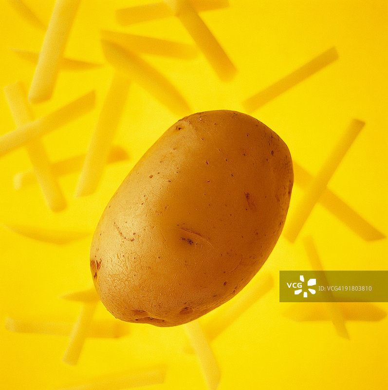 土豆和薯条图片素材