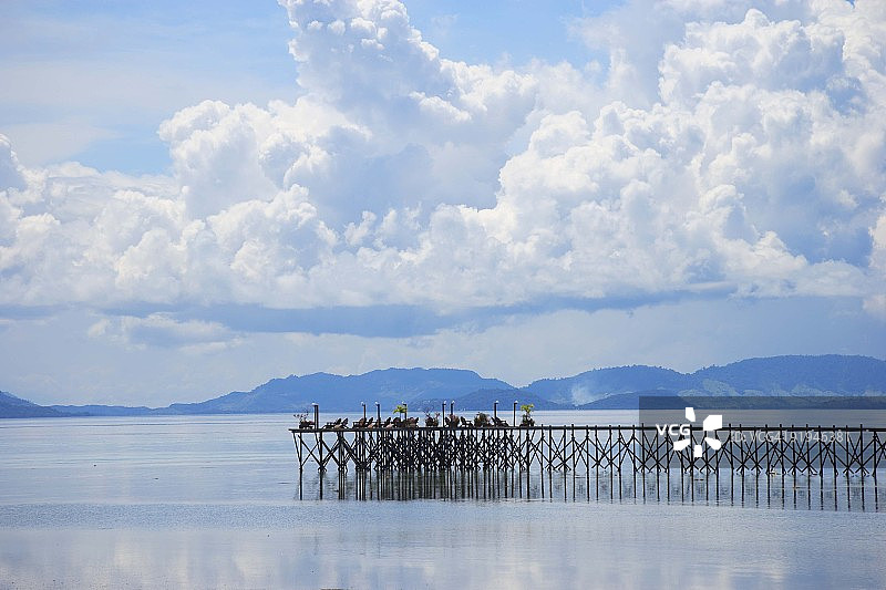 马来西亚卡帕莱码头图片素材