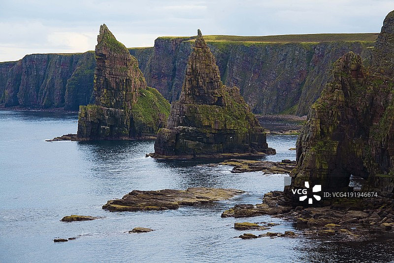 邓肯斯比角，靠近苏格兰约翰·奥格罗茨图片素材