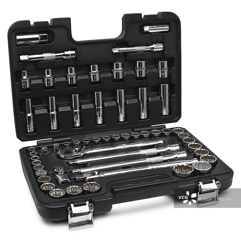 套筒和扳手套装图片素材