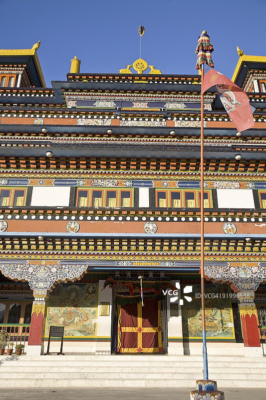 印度西孟加拉邦大吉岭竹巴噶举寺（达利寺）图片素材