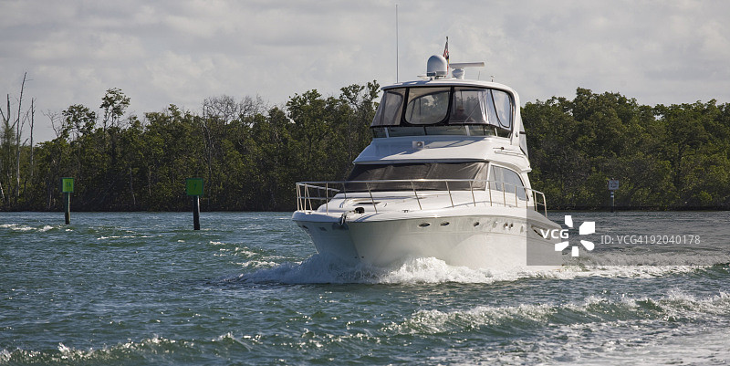 佛罗里达州西南部的游艇图片素材
