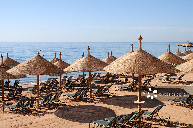 安静的海滩图片素材