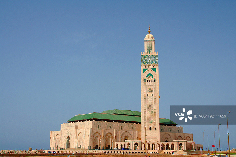 卡萨布兰卡大清真寺图片素材