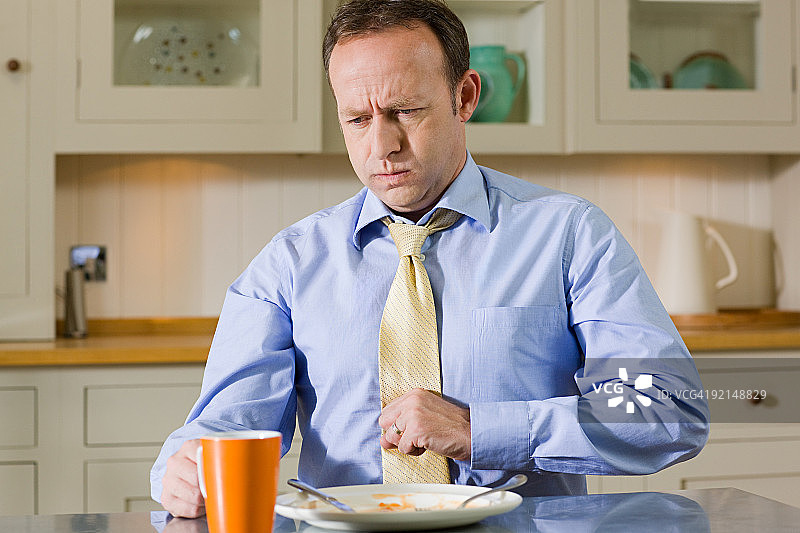 消化不良的男人图片素材