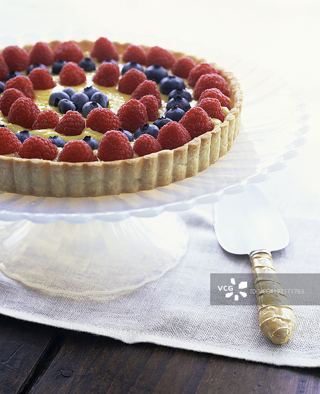 新鲜浆果馅饼图片素材