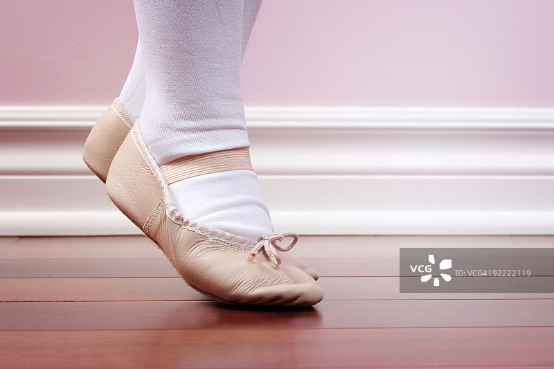 芭蕾舞鞋特写图片素材