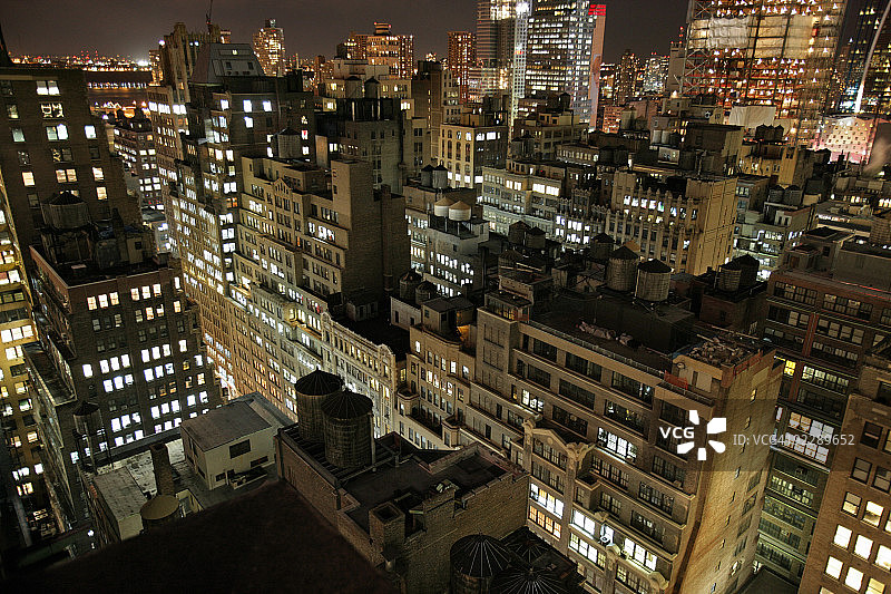 纽约市屋顶风光图片素材