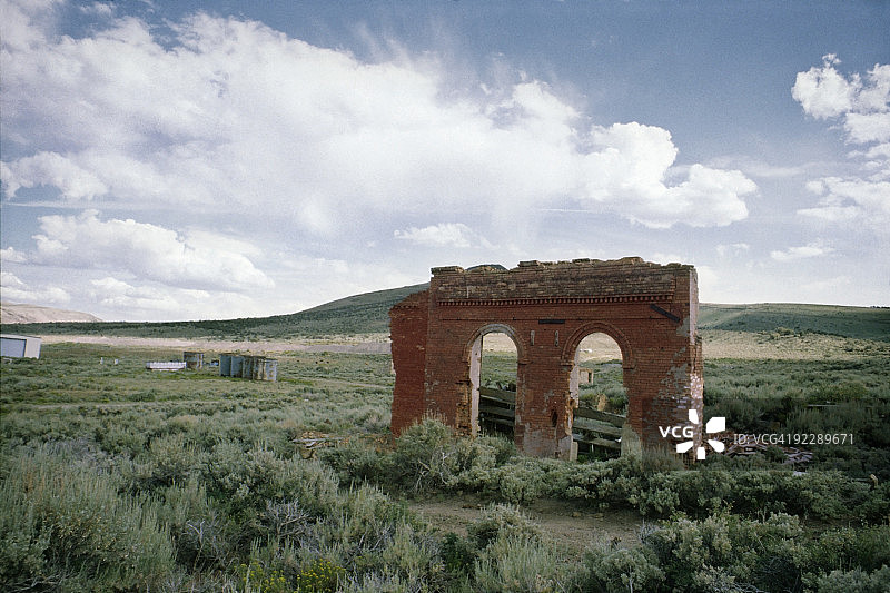 鬼镇废墟图片素材