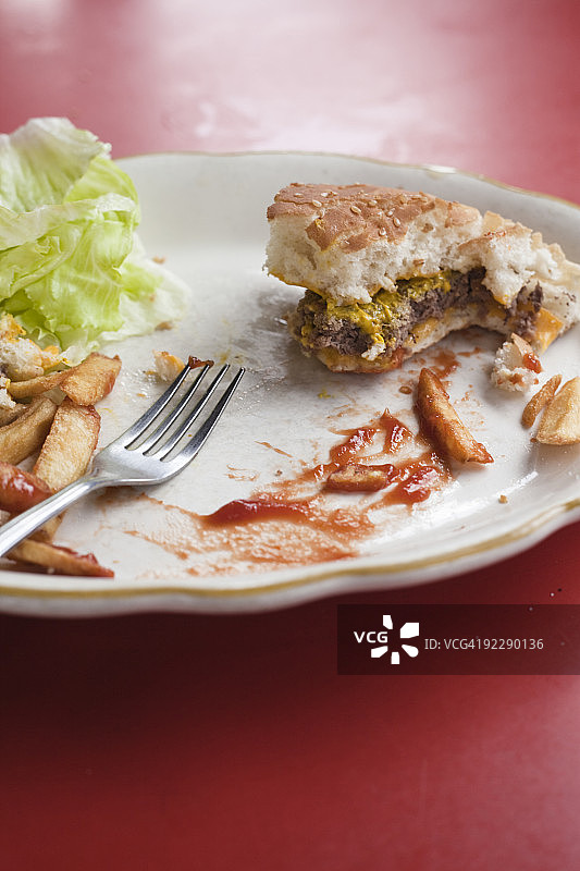 盘子里的炸薯条图片素材