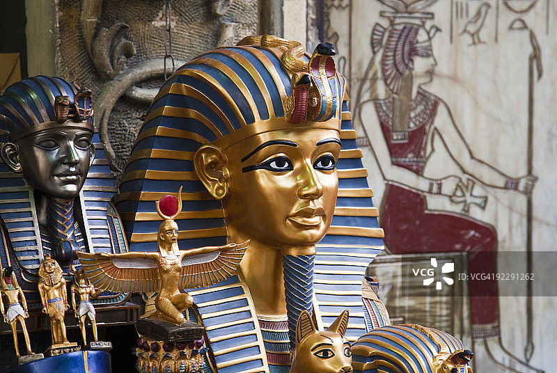 待售的埃及文物图片素材
