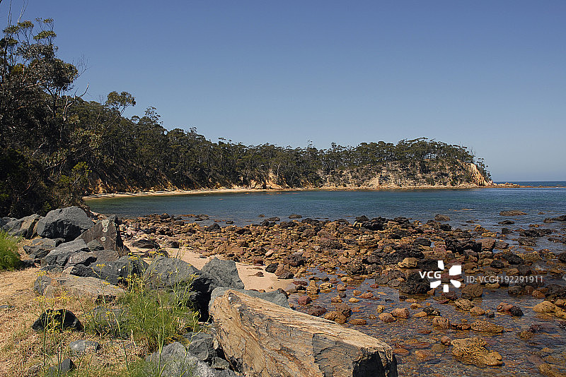澳大利亚新南威尔士州伊甸园阿斯林斯海滩附近图片素材