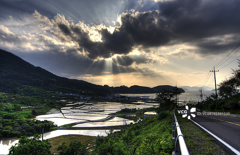 亚洲天堂般的景色图片素材