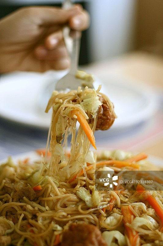 菲律宾炒面图片素材