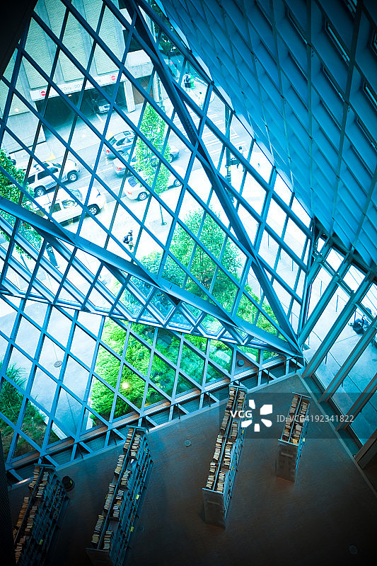 西雅图中央图书馆图片素材