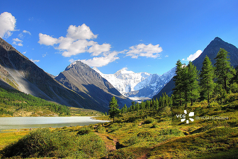 阿克姆湖图片素材