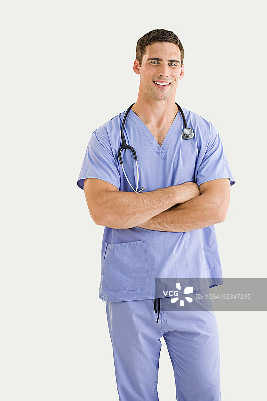 穿着手术服的外科医生图片素材