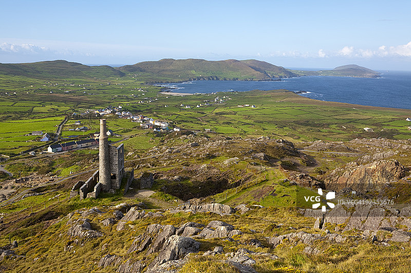 爱尔兰贝拉半岛阿里希斯铜矿图片素材