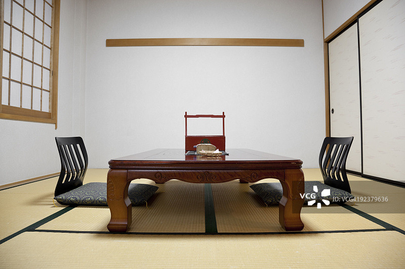 日式旅馆房间内景图片素材