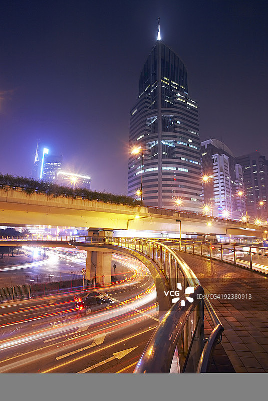 夜间桥梁图片素材