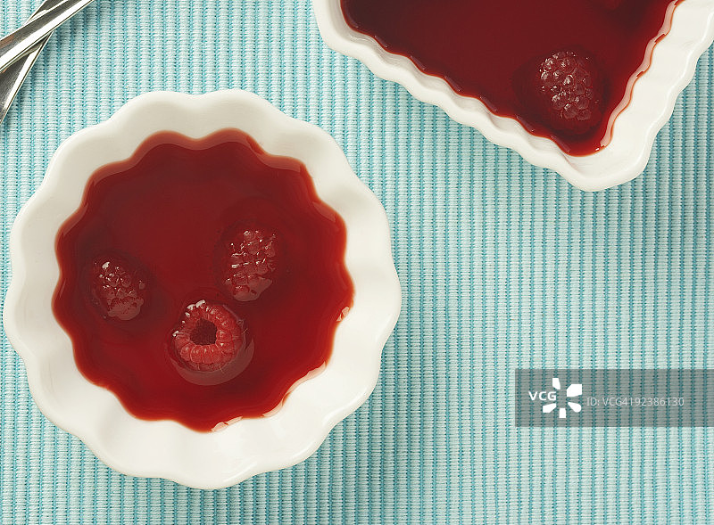 覆盆子果冻图片素材