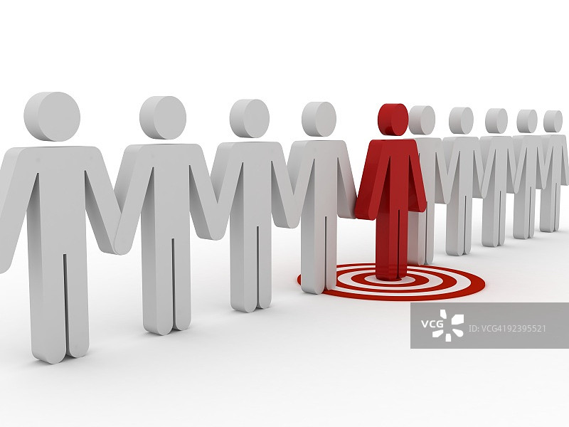 目标市场营销图片素材