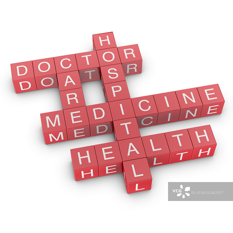 医药纵横字谜图片素材