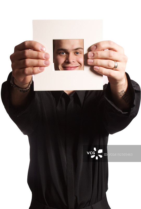 男人画框图片素材