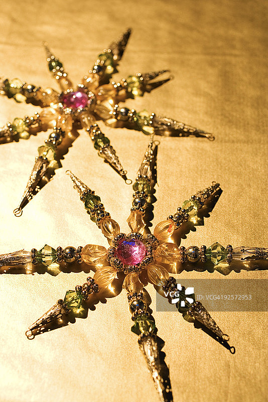 金色装饰星星图片素材