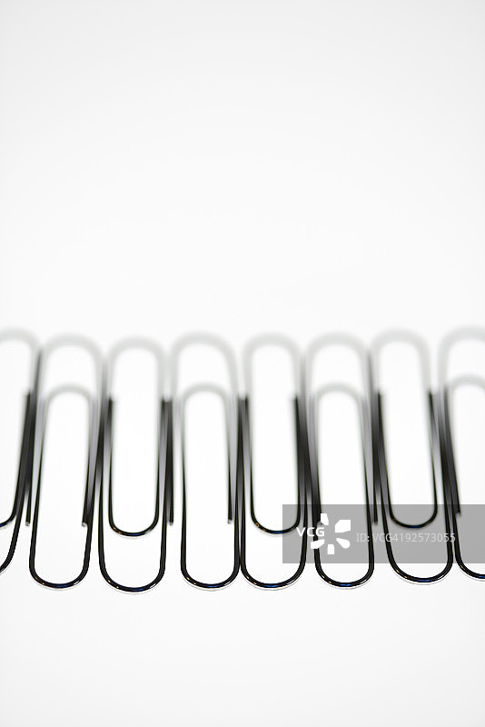 一排回形针图片素材