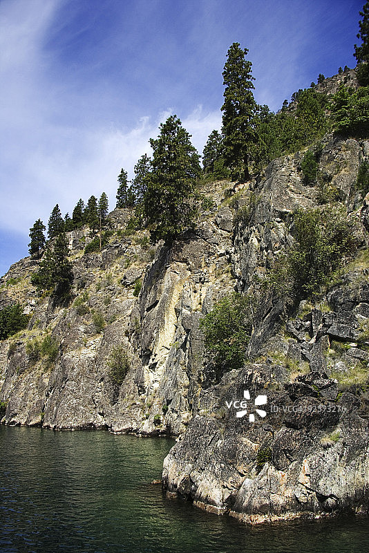 华盛顿州奇兰湖图片素材