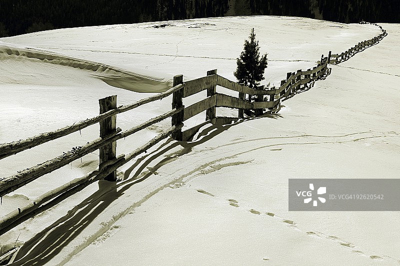 冬天的风景图片素材