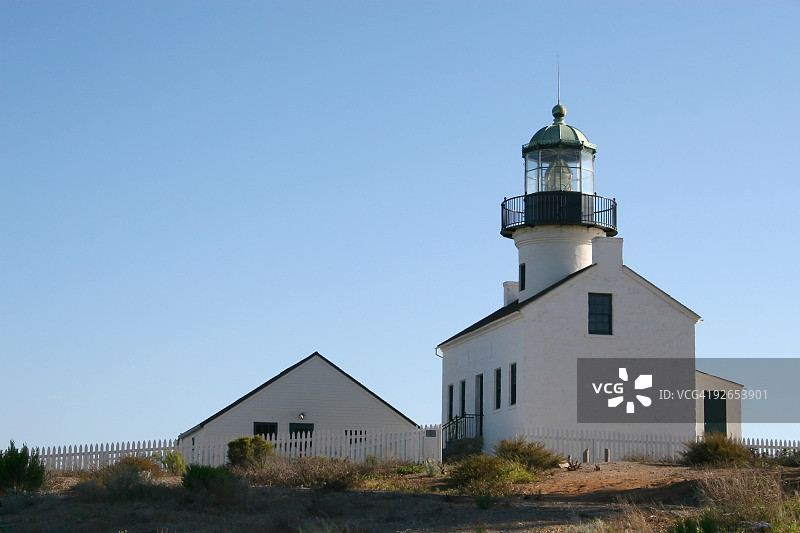 旧灯塔。图片素材