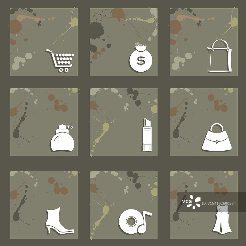 飞溅购物图标图片素材