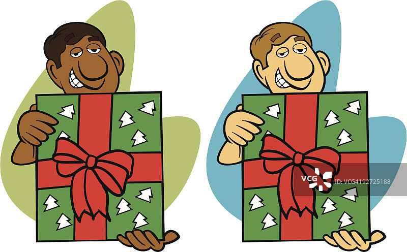 送圣诞礼物图片素材